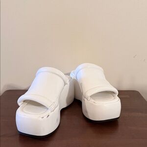 Wild Fable White Platform Sandals
